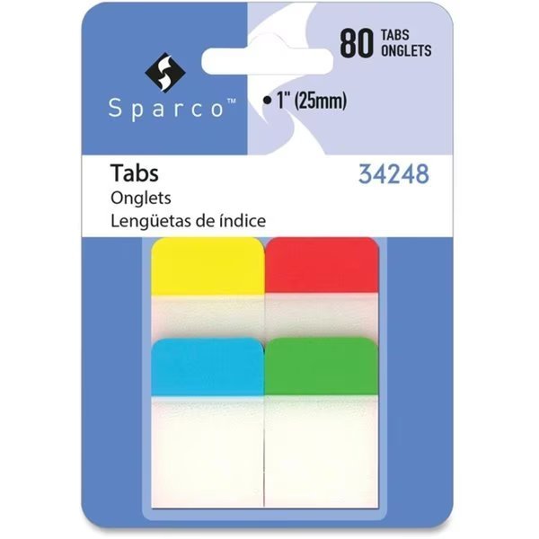 1'' Durable Tabs, Sparco, Mfr#: SPR34248